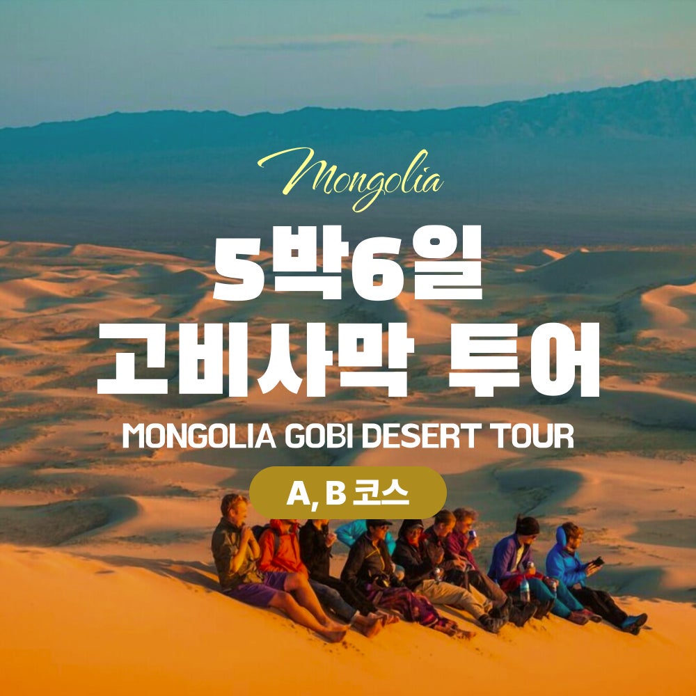 [몽골]5박6일 고비사막 투어